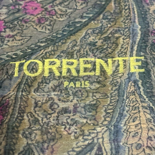 Torrente Paris scarf vintage used