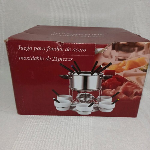 Fondue for melted cheese or chocolate new