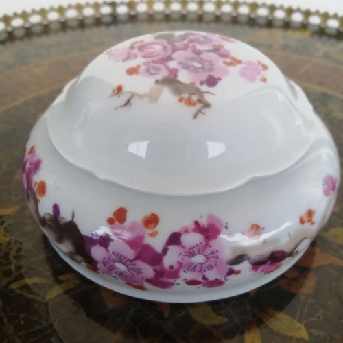 Wallendorf Crown 1764 porcelain decorative container used