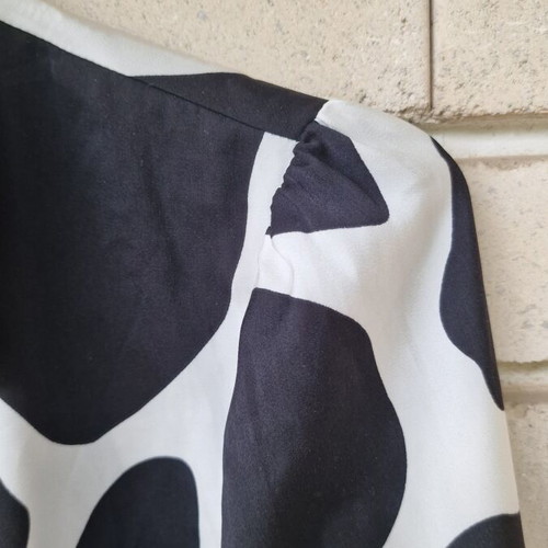Shirt Selected black and white used, size M