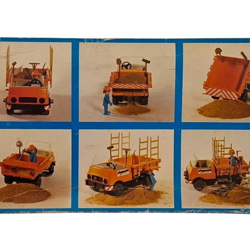 Vintage Lyra Playmobil 3203 Truck with Tipper and Worker used