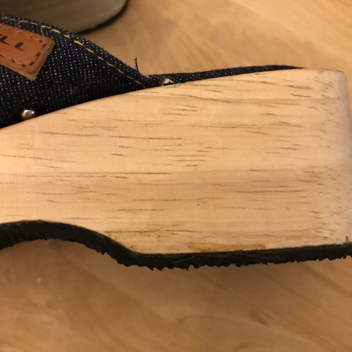 O'Neill platform shoes used, size 37, blue