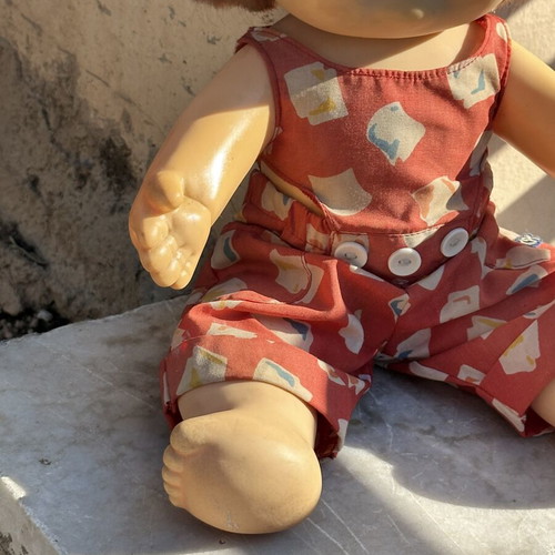 Vintage Cabbage Patch Kids doll used with clothes
