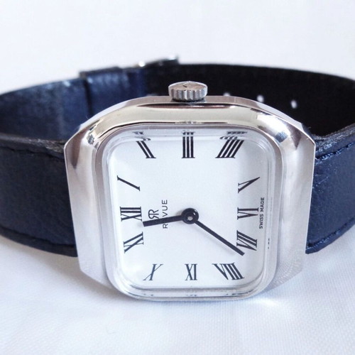 Revue K1115E Swiss mechanical wristwatch, dress style
