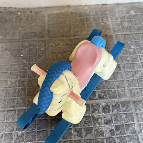 Fisher-Price rocking horse used, durable plastic toy for toddlers