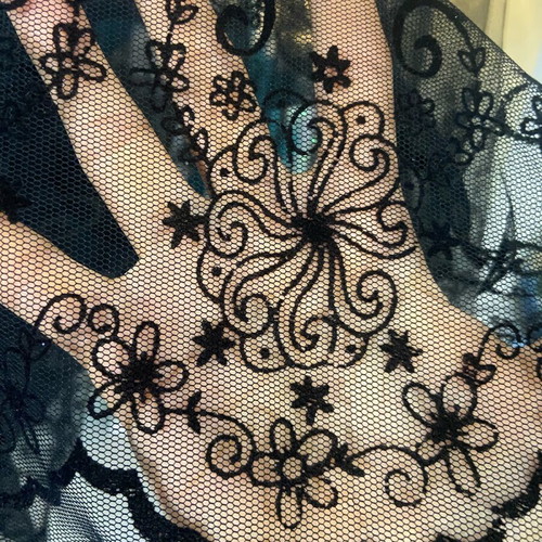 Gothic skirt with underbust corset PunkRave like new, black and blue