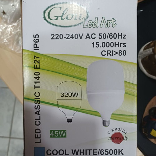 Glou LedArt LED Lamp 45W for E27 Socket T140 Cool White