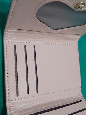 Πορτοφόλι γυναικείο με clutch καινούργιο, μπεζ από τεχνητό δέρμα
