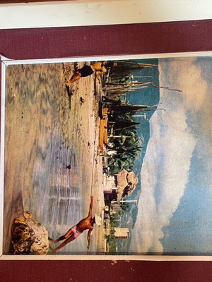 Vintage frame used