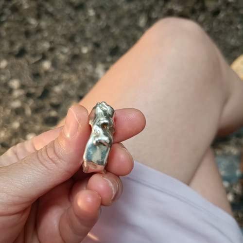 Handmade ring 925 silver no 52 in perfect condition