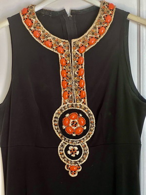 ΑΥΘΕΝΤΙΚΟ VINTAGE ΜΑΞΙ ΦΟΡΕΜΑ ΤΟΥ 1969 (Νο Μ)