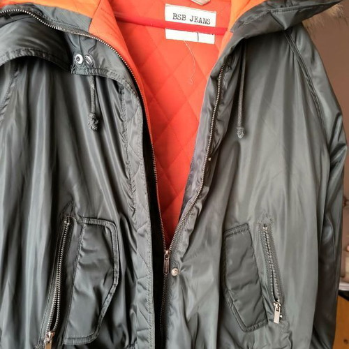 BSB women's jacket like new, size M, khaki with orange lining