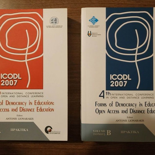 Conference proceedings for Open and Distance Education like new