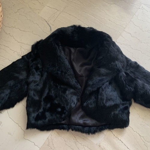 Bolero fur new, very soft, black, size XL