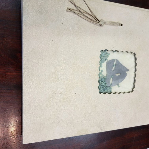 Wedding and baptism wish book new with suede cover