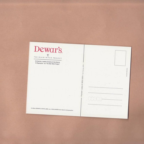 PostArt Cards #511 Dewar's like new, year 1999