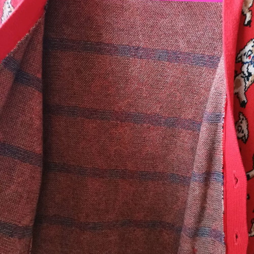 Gucci vest like new, red