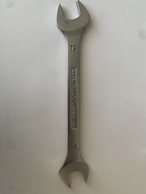 Facom 44 German Wrench 14mm x 15mm used, made in France
