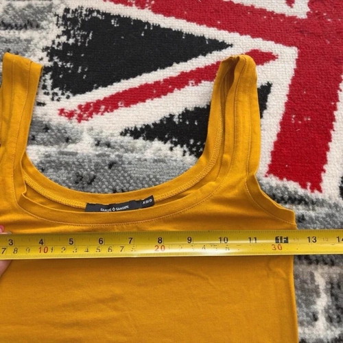 Samsoe Samsoe women's sleeveless tank top dress Sue long size S used, mustard