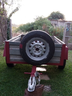 Vehicle trailer used, dimensions 1.50m x 1.00m, with springs