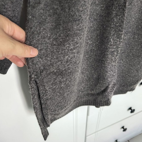 Benetton cardigan size S wool blend like new, gray