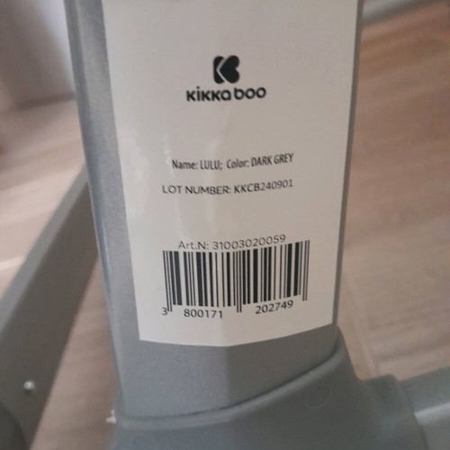 Kika Boo Lulu Baby Cot like new with adjustable height