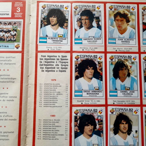 Panini Espana 1982 Mundial sticker album used, not reprint