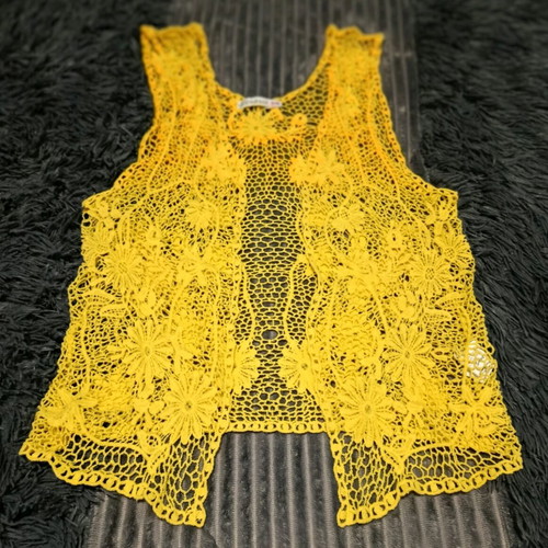 Knitted handmade vest new size M