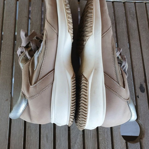 Hogan athletic shoes used, size 38.5, beige brown