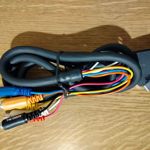 Cable 1 x SCART male - 6 x RCA male like new