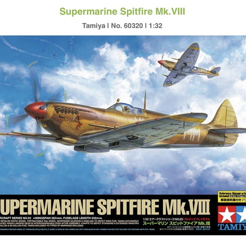 Tamiya 1/35 Supermarine Spitfire Mk.VIII model kit new