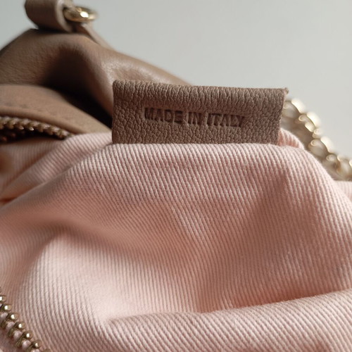 Red Valentino Garavani leather shoulder bag like new, beige, 28x17 cm