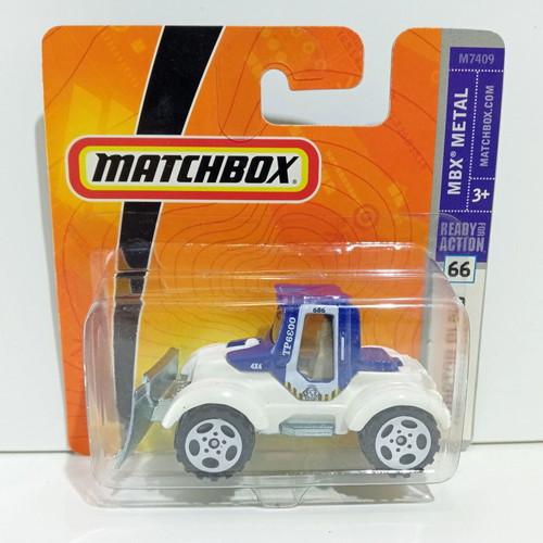 Mattel Matchbox MBX Metal Tractor Plow 2007 brand new