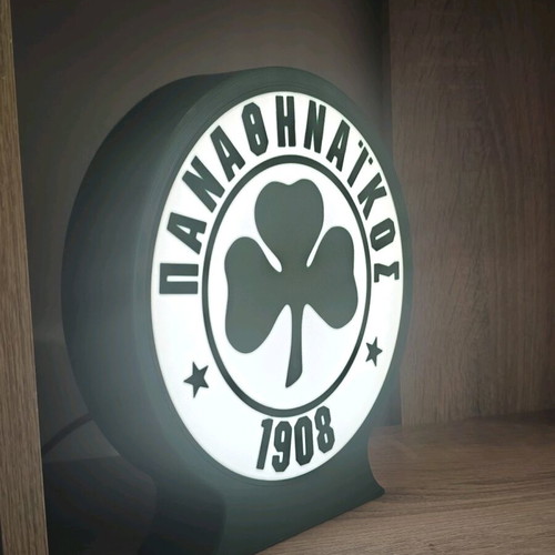 Panathinaikos 3D Printed Lamp like new