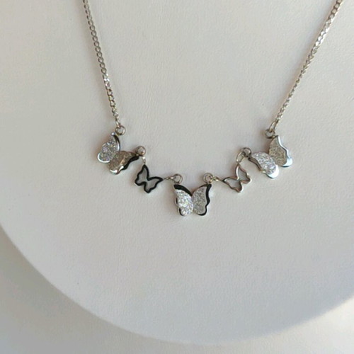 Steel Necklace New, Gold and Silver Color