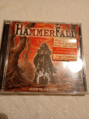 Hammerfall Glory To The Brave CD used with booklet