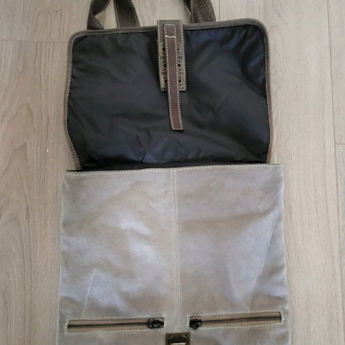 Suede bag
