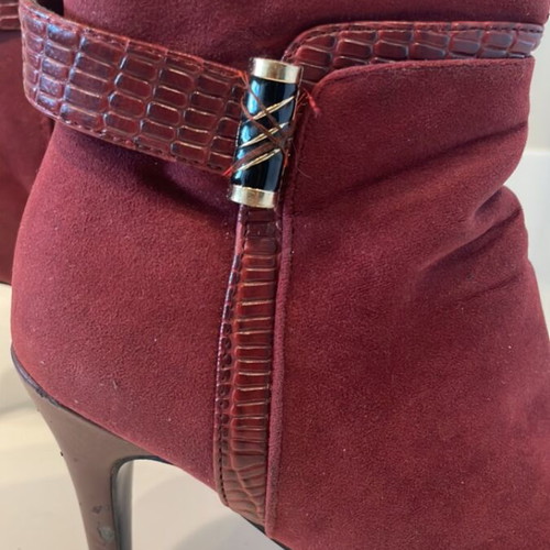 Bordeaux Axel ankle boots used, size 38