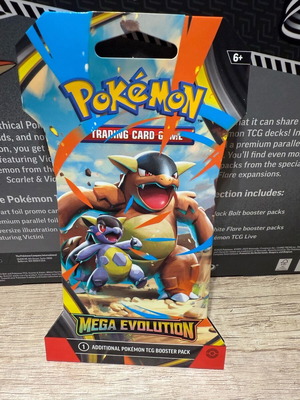 Mega Evolution Sleeved Booster Kangashkan καινούργιο