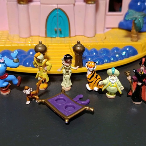 Polly Pocket Disney Jasmine's Royal Palace Aladdin play set used