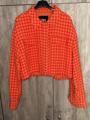 Zara women's orange jacket XL
