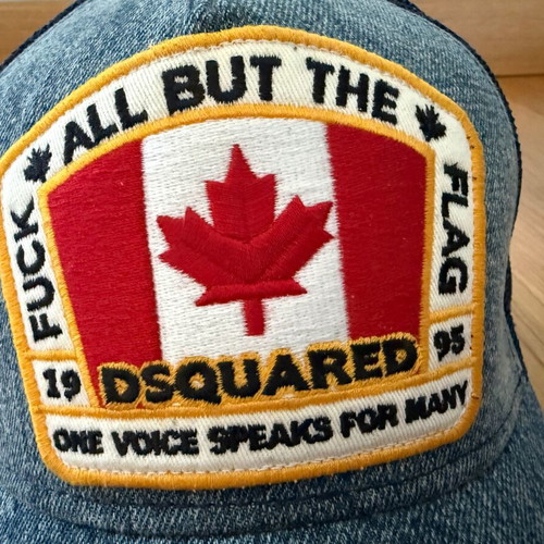 Dsquared2 trucker cap like new, blue denim mesh