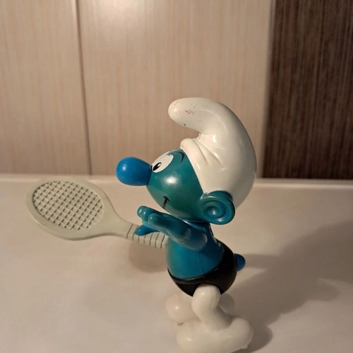 The Smurfs Tennis Smurf McDonald’s Happy Meal Toy 2002 new