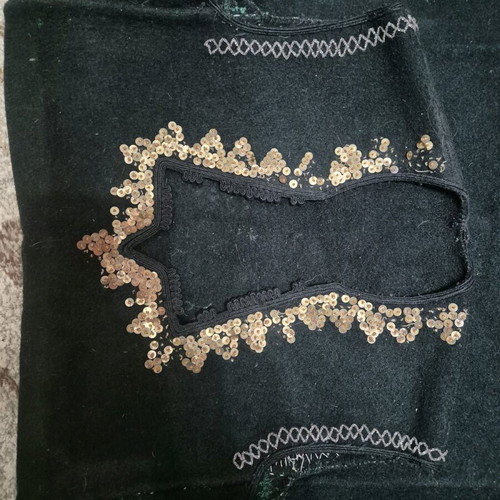 Samokov folk dress restored, authentic, over 100 years old