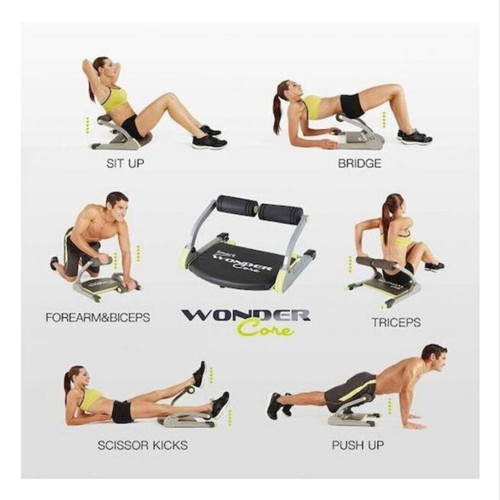 Wonder Core fitness machine like new, 6-in-1 full workout device