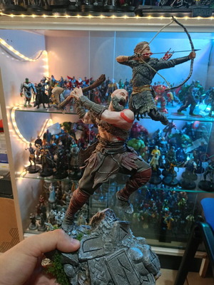 Iron Studios God of War Статуя Нова, с Кутия