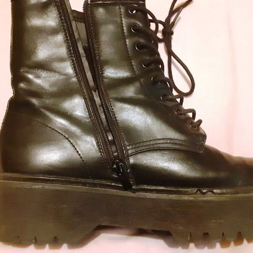 Voi & Noi women's combat boots used, size 41, black