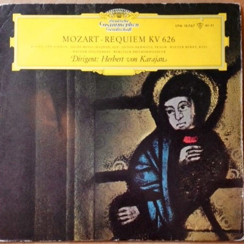 Mozart Requiem KV 626 CD used, Berlin Philharmonic Orchestra Herbert von Karajan