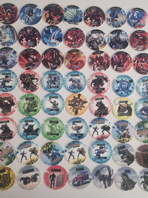 Τάπες μεταχειρισμένες, πακέτο 72 διάφορες