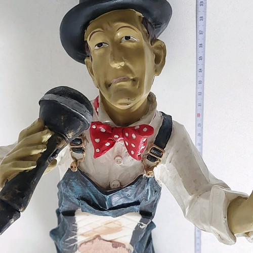 Stan Laurel Slim Figure vintage, used, 41 cm